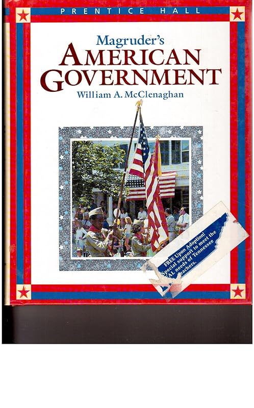 Magruder's American Government 1995 by William A. McClenaghan