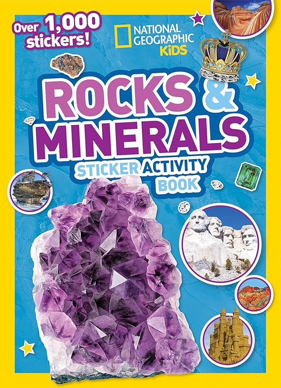 Rocks and Minerals Sticker Activity Book by National Geographic Kids