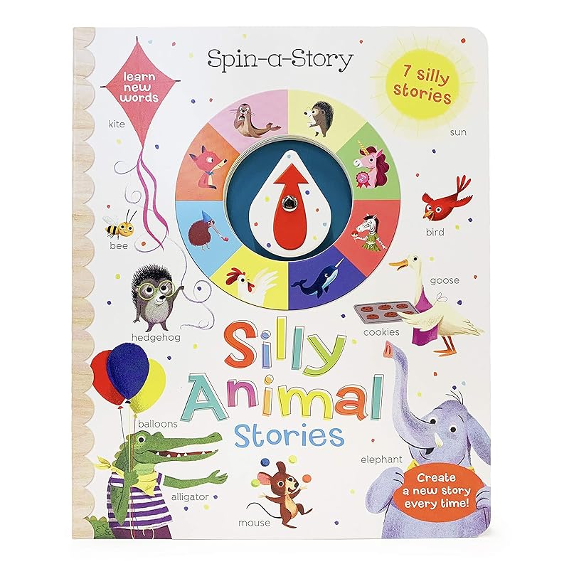 Silly Animal Stories: Spin-a-Story (Early Bird Learning) by Cottage Door Press