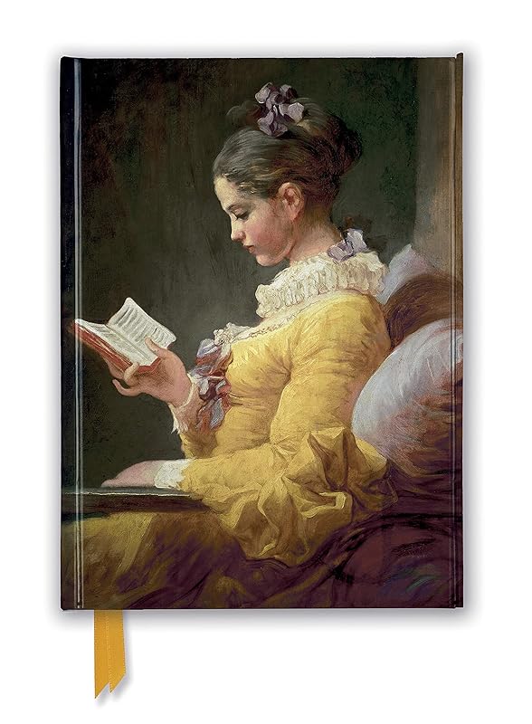Jean-Honoré Fragonard: Young Girl Reading (Foiled Journal) (Flame Tree Notebooks) by Flame Tree Studio