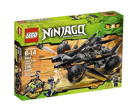乐高幻影忍者系列lego ninjago coles tread assault 9444$33.89