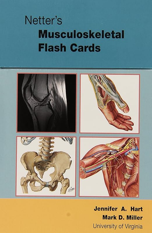 Netter's Musculoskeletal Flash Cards (Netter Basic Science) by Jennifer Hart PA-C  ATC