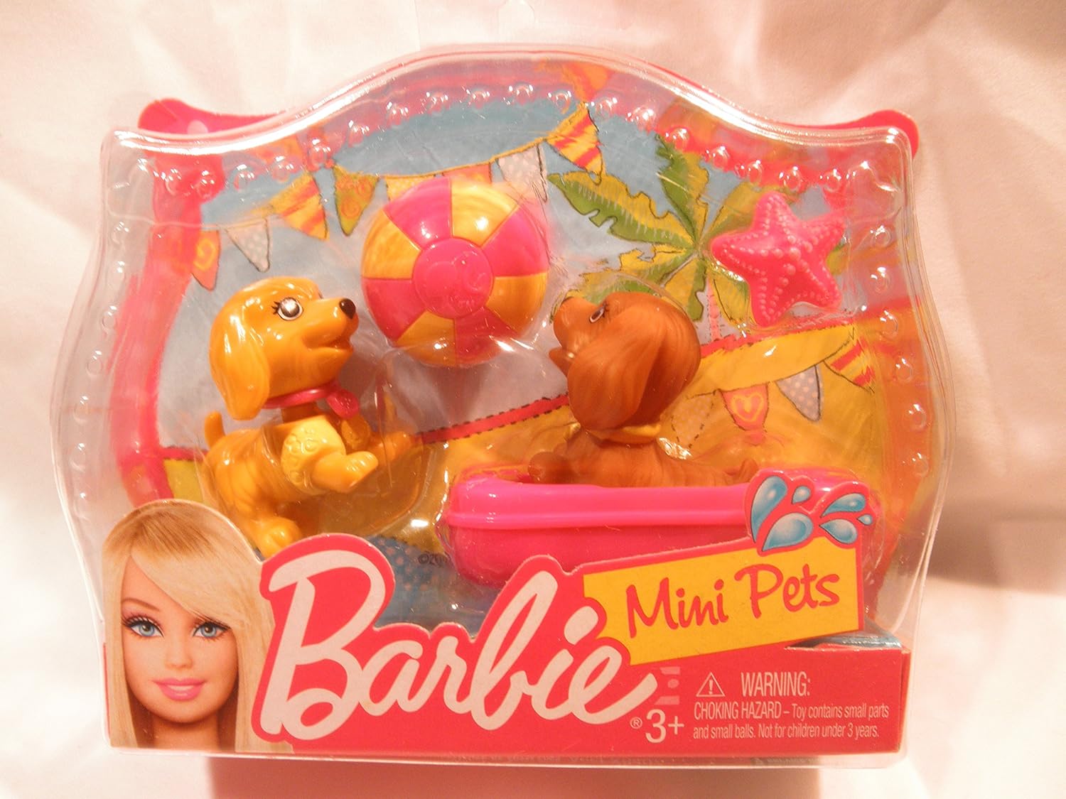 

Barbie Mini Pets Beach Ball Fun Puppies