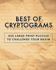 Best of Cryptograms: 450 Large Print Puzzles to Flex Your Brain