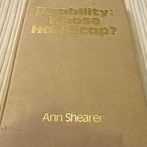 Disability, whose handicap? (Understanding everyday experience)