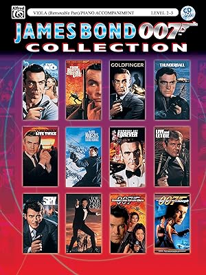 James Bond 007 Collection for Strings: Viola (with Piano Acc.), Book & CD