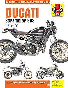 Ducati Scrambler 803 (15 - 20) Haynes Repair Manual (Paperback) by Editors of Haynes Manuals