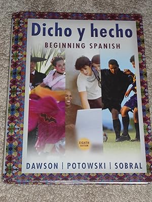 Dicho y hecho: Beginning Spanish (Spanish Edition)
