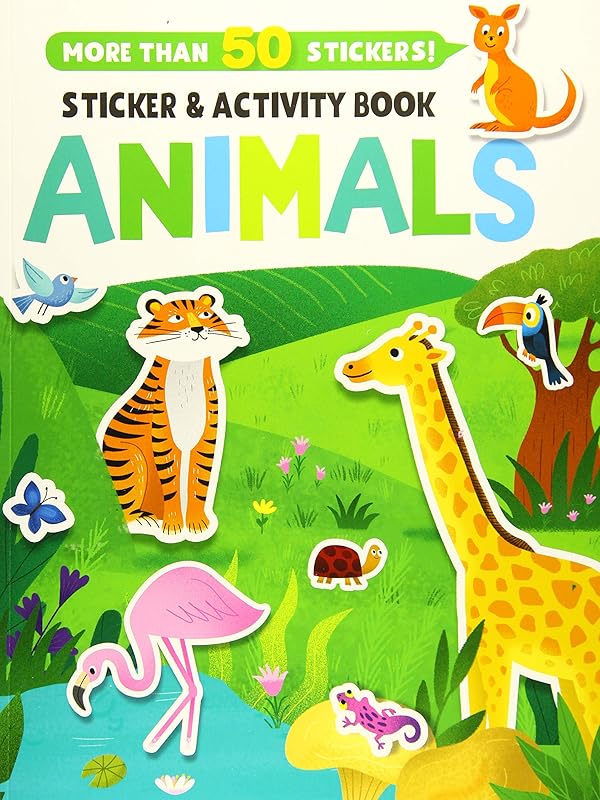 Animals Stickers and Activity Book (Clever Sticker & Activity) by Clever Publishing