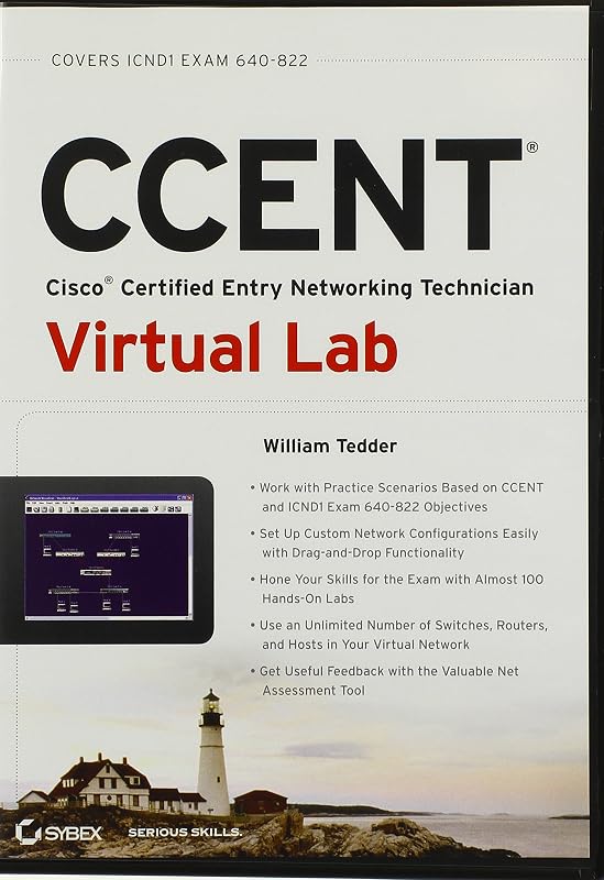 CCENT Cisco Certified Entry Networking Technician Virtual Lab (ICND1 Exam 640-822) by William Tedder