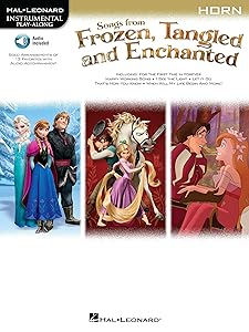 Songs from Frozen, Tangled and Enchanted - Horn Songbook (Hal Leonard Easy Instrumental Play-Along)