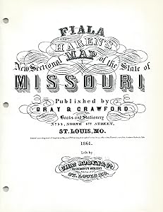 Fiala and Haren's New sectional map of the State of Missouri by John T Fiala
