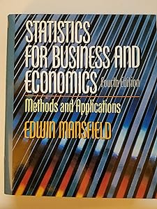 Statistics for business and economics: Methods and applications