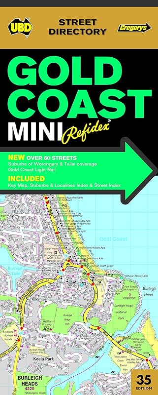 Gold Coast Mini Refidex Street Directory 35th ed by UBD Gregory's