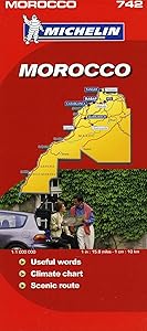 Michelin Map Africa Morocco 742 (w/cover) (Maps/Country (Michelin)) by Michelin
