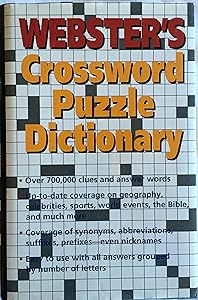 Webster's Crossword Puzzle Dictionary