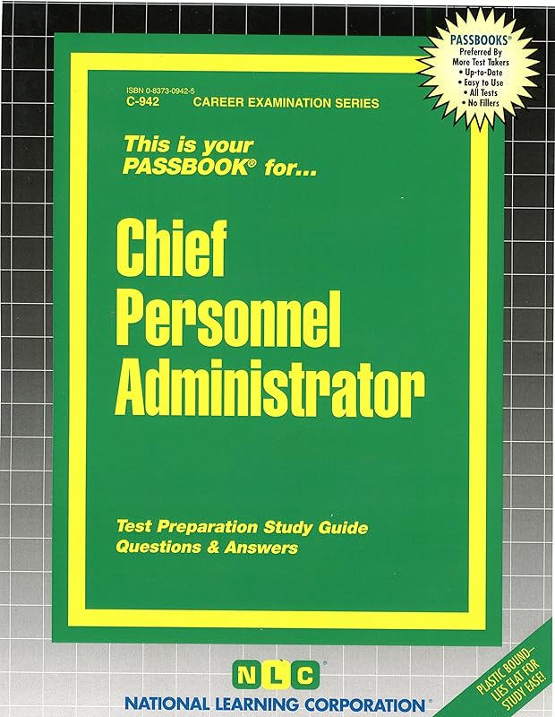 Chief Personnel Administrator(Passbooks) (Career Examination Series) by National Learning Corporation
