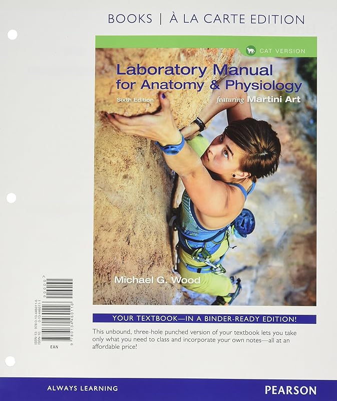 Laboratory Manual for Anatomy & Physiology featuring Martini Art, Cat Version by Michael Wood