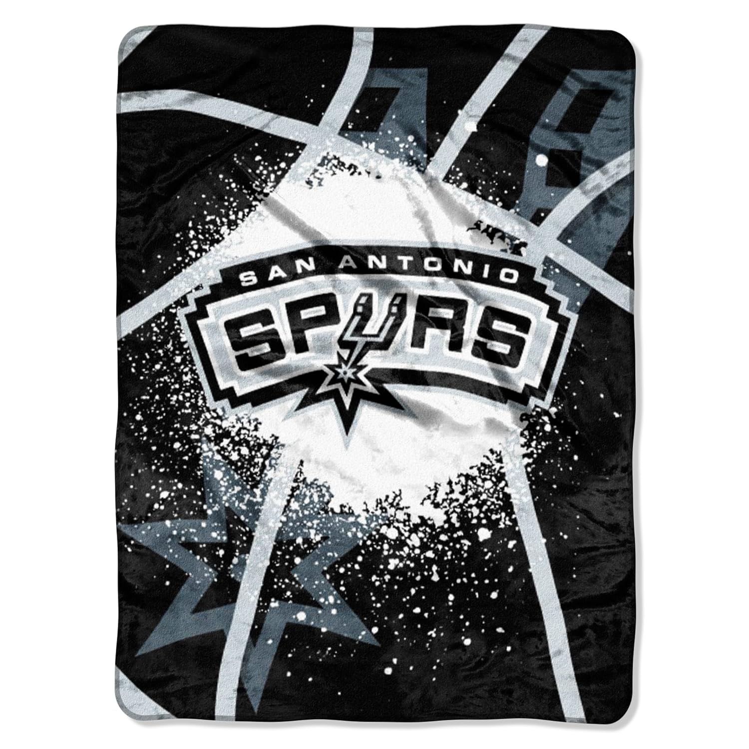 

SAN ANTONIO SPURS NBA ROYAL PLUSH RASCHEL BLANKET (SHADOW SERIES) (60X80)