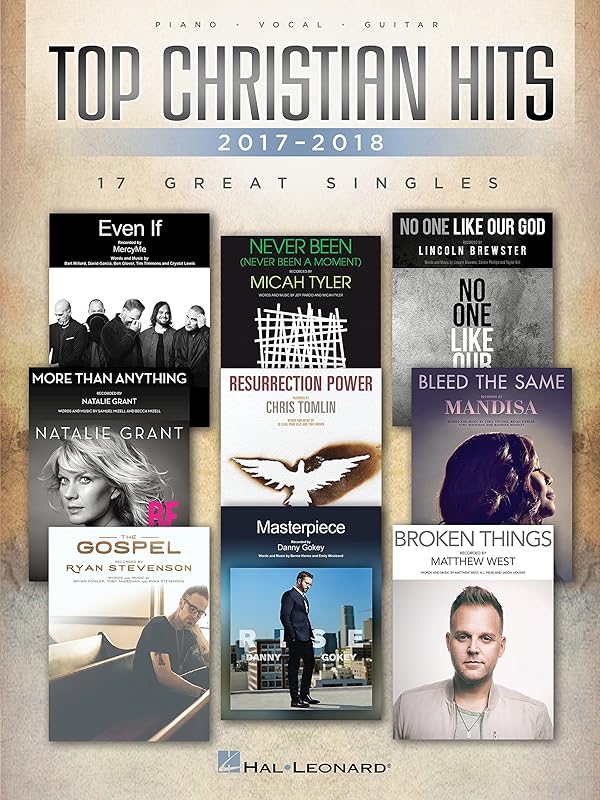 Top Christian Hits of 2017-2018: 17 Great Singles by Hal Leonard Corp.