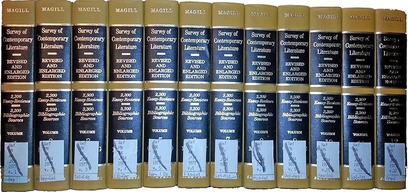 Survey of Contemporary Literature: Updated Reprints of 2,300 Essay-Reviews from Masterplots Annuals, 1954-1976, and Survey of Contemporary Literature by Frank Northen Magill