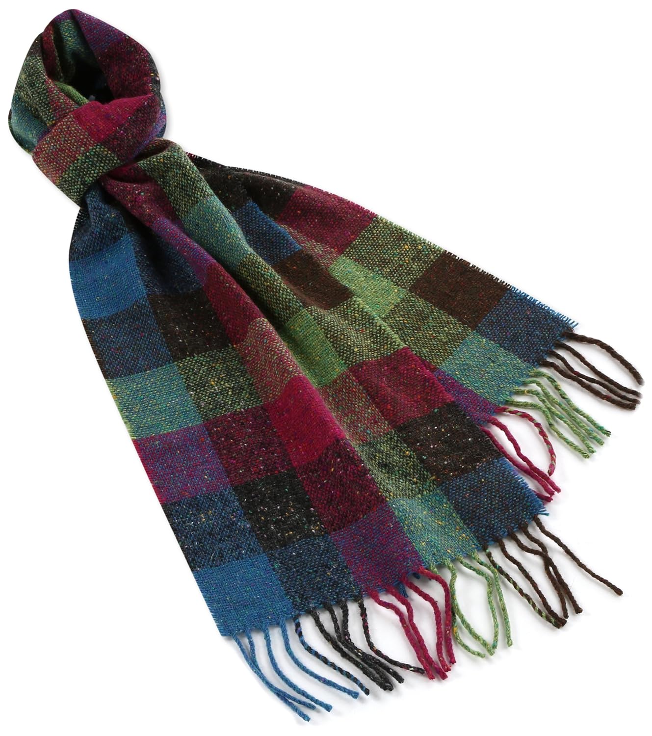 (フォックスフォード)foxford マフラー donegal tweed scarf 3454