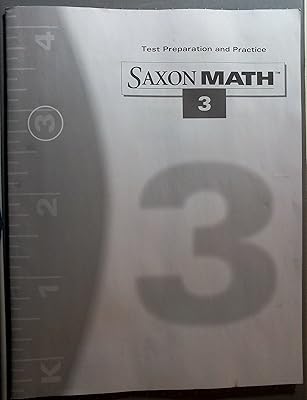 Saxon Math 3: Test Prep