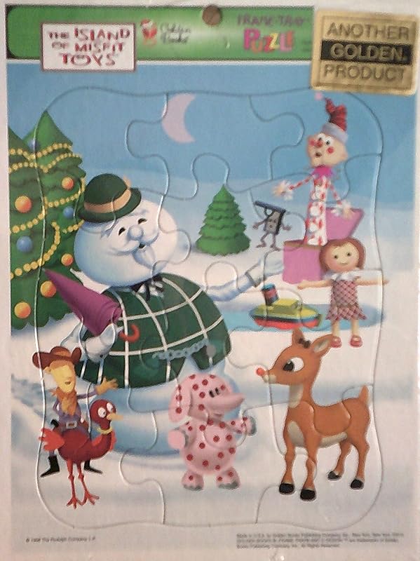 Island of Misfit Toys - Snowman Puzzle (Frame-Tray Puzzle) by Golden Books
