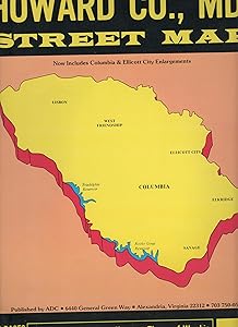 Howard County, Maryland Street Map Book by ADC