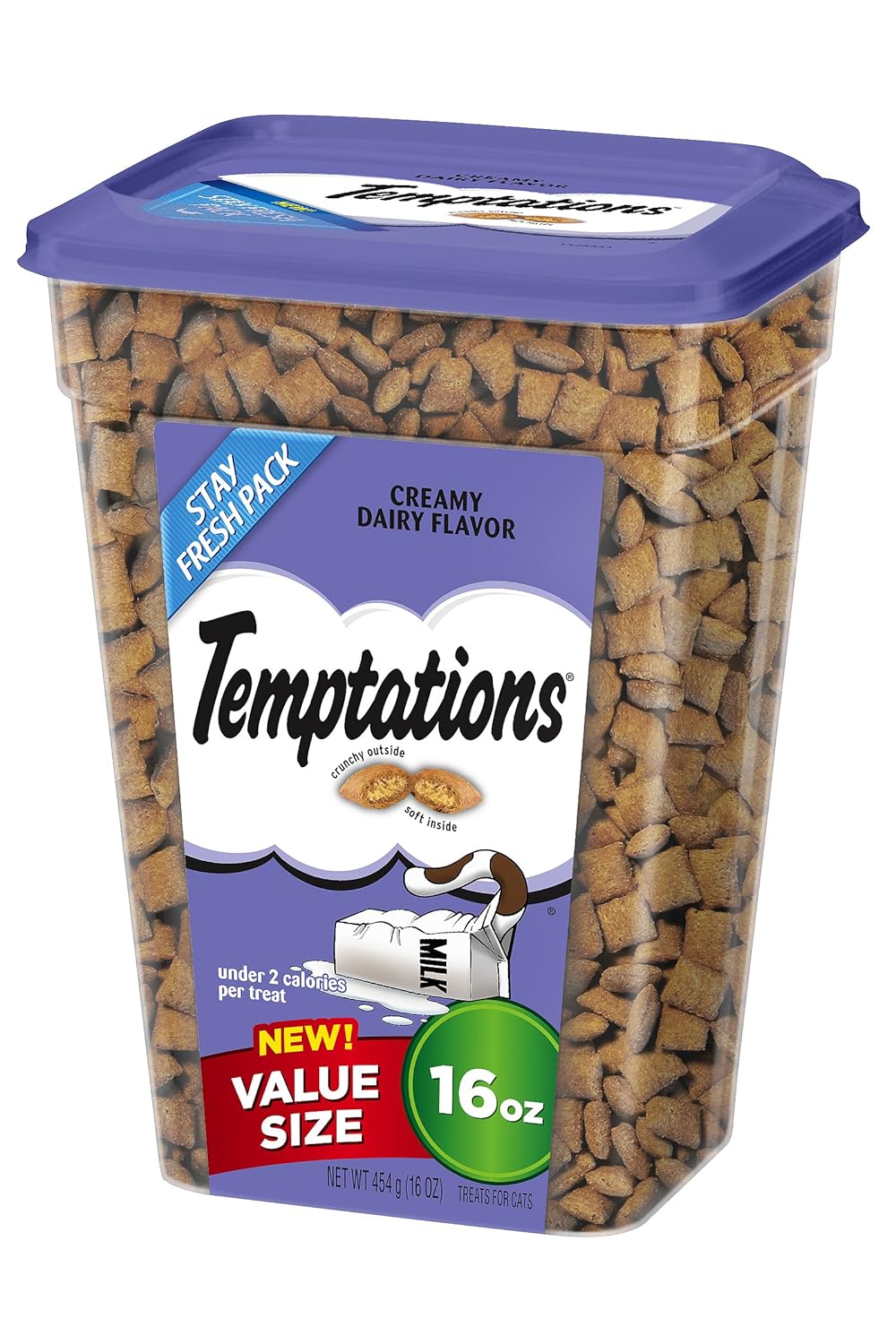 

Temptations Creamy Dairy Flavor Treats for Cats, 16-Ounce