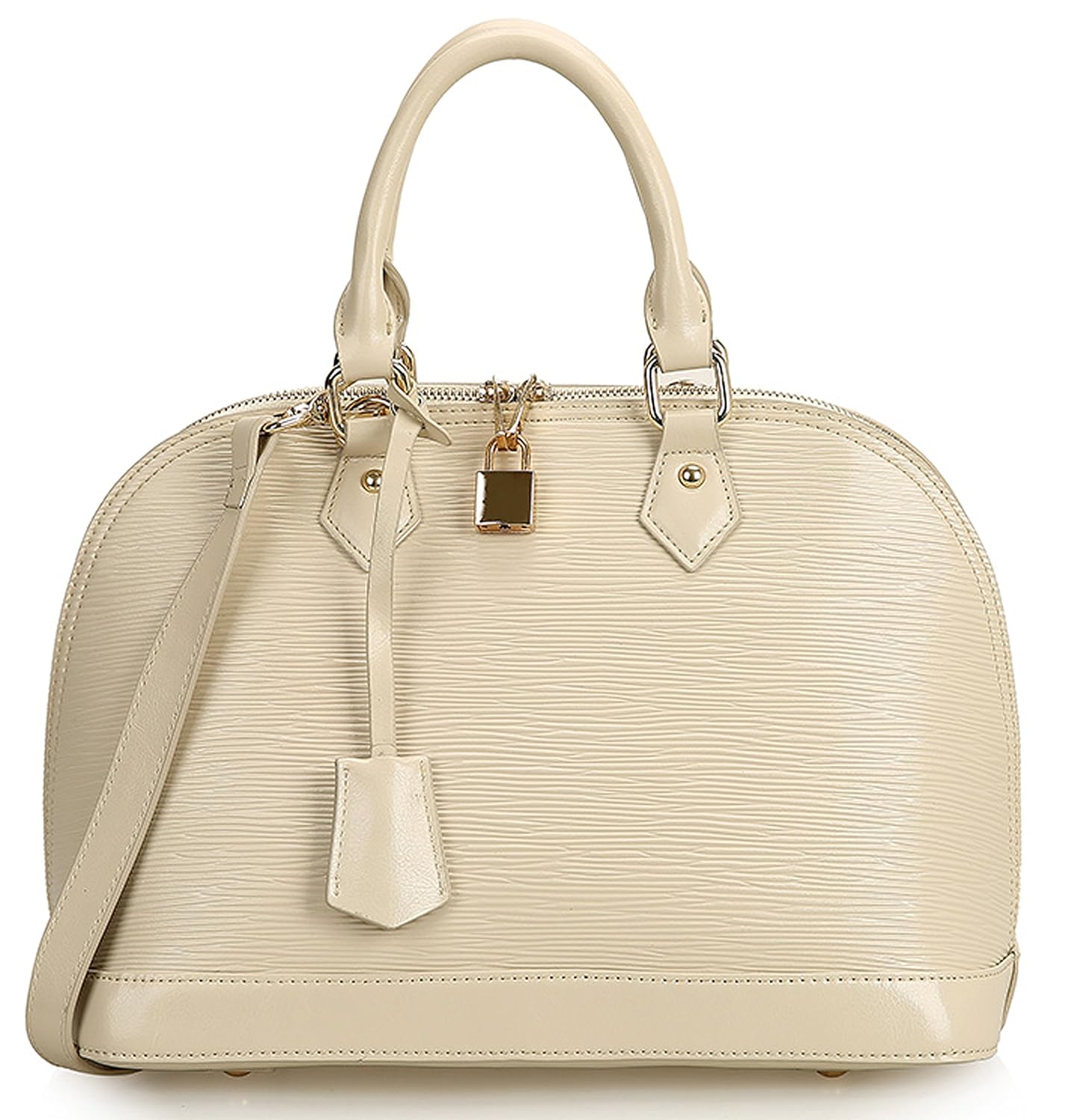 

SAIERLONG Womens Shell Luxury Quality Leather Top Handle Handbag