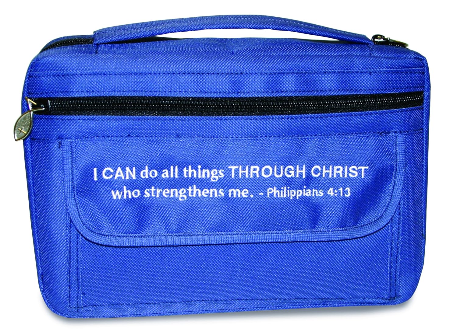 

Divinity Boutique Thin Line Bible Cover Navy Blue, Compact (21649)