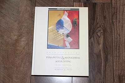 Principles of financial & managerial accounting