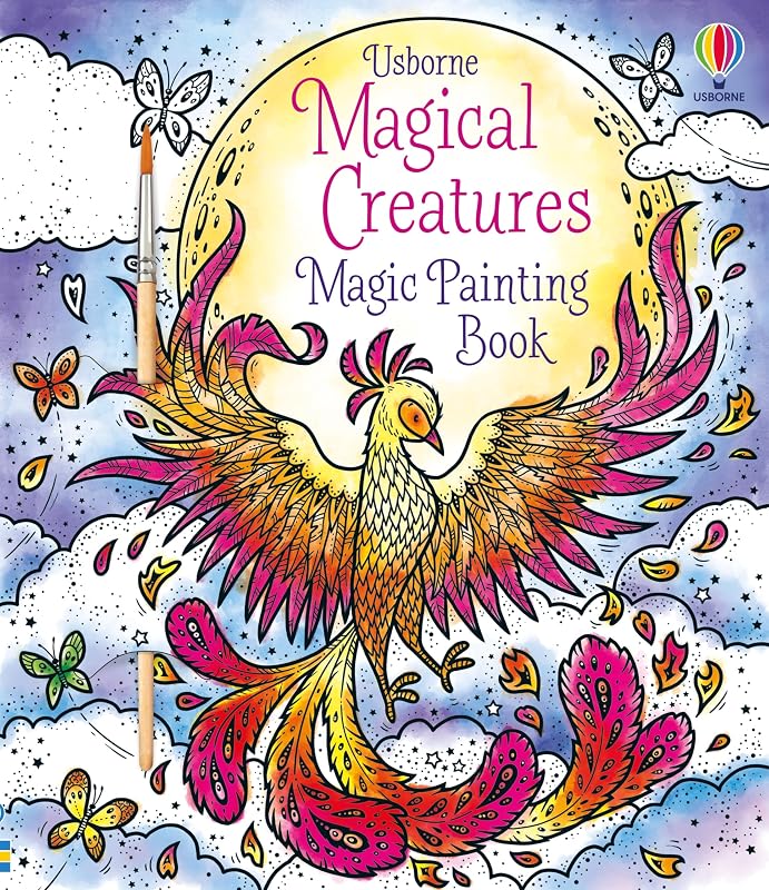 Magical Creatures Magic Painting Book by Abigail Wheatley