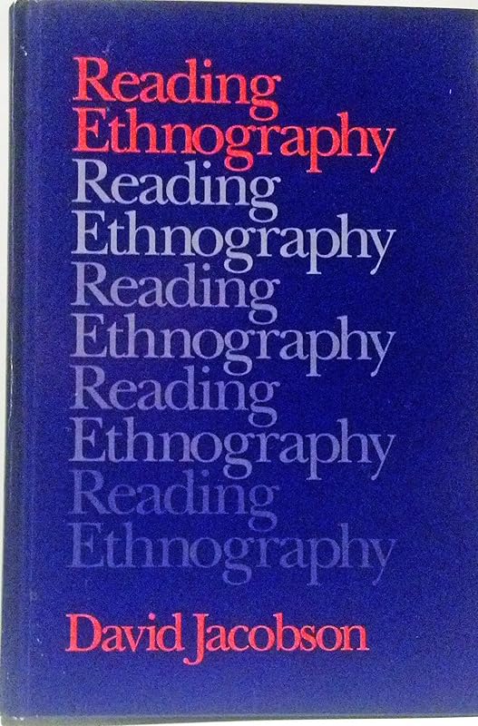 Reading Ethnography (Suny Series in Rhetoric and Theology) by David Jacobson