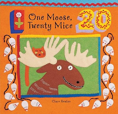 One Moose, Twenty Mice (A Barefoot Board Book)