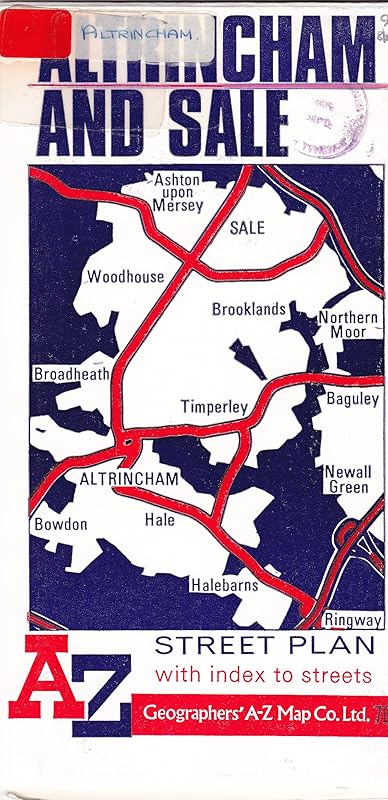 Geographers' AZ street plan of Altrincham and Sale by Geographers' A-Z Map Company