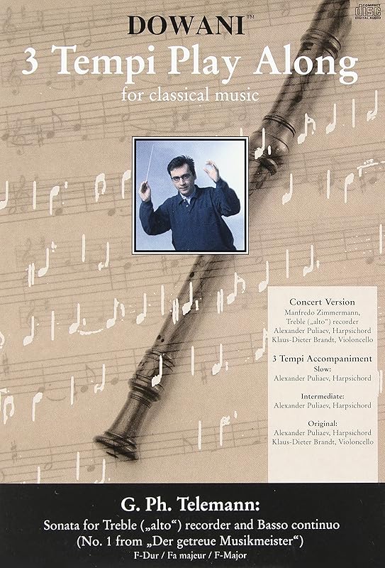 Telemann - Sonata in F Major for Treble Recorder and Basso Continuo by Georg Philipp Telemann