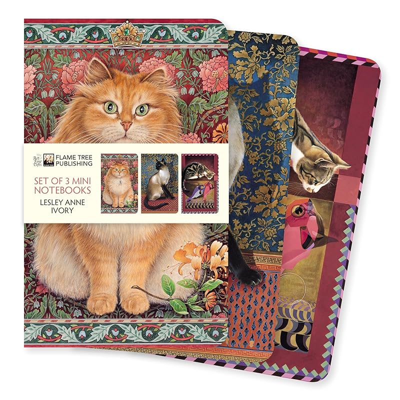 Lesley Anne Ivory Set of 3 Mini Notebooks (Mini Notebook Collections) by Flame Tree Studio