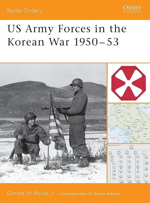 US Army Forces in the Korean War 1950–53 (Battle Orders) by Donald Boose