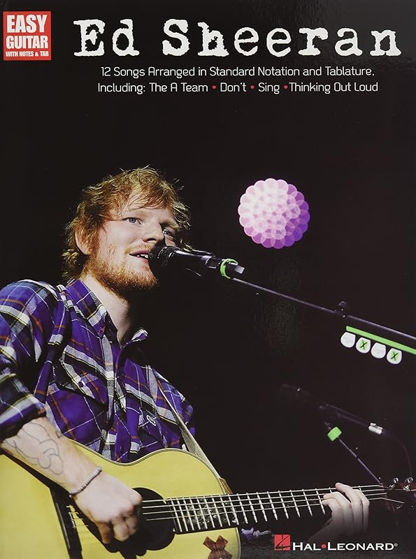 Ed Sheeran for Easy Guitar: Easy Guitar with Notes & Tab (Easy Guitar Play Along) by Ed Sheeran