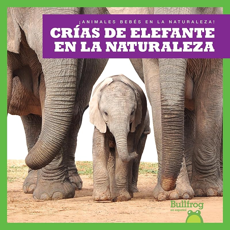 Crías de elefante en la naturaleza (Elephant Calves in the Wild) (Bullfrog Books: Spanish Edition: (¡Animales bebés en la naturaleza!( Baby Animals in the Wild!)) by Marie Brandle