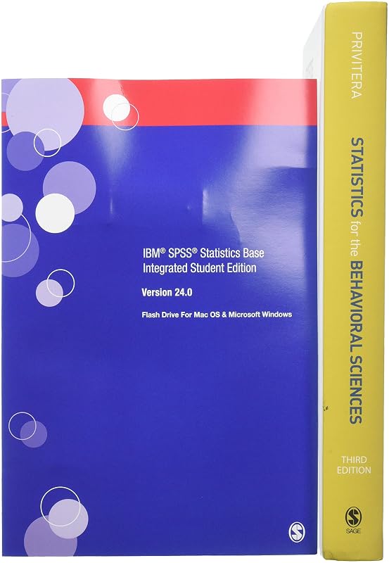 BUNDLE: Privitera: Statistics for the Behavioral Sciences, 3e (Hardcover) + SPSS 24 by Gregory J. Privitera