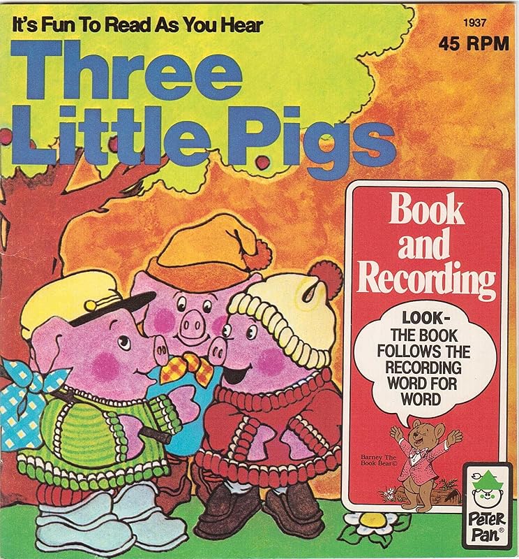 Three Little Pigs (Peter Pan Records Read Along) by Joseph Jacobs