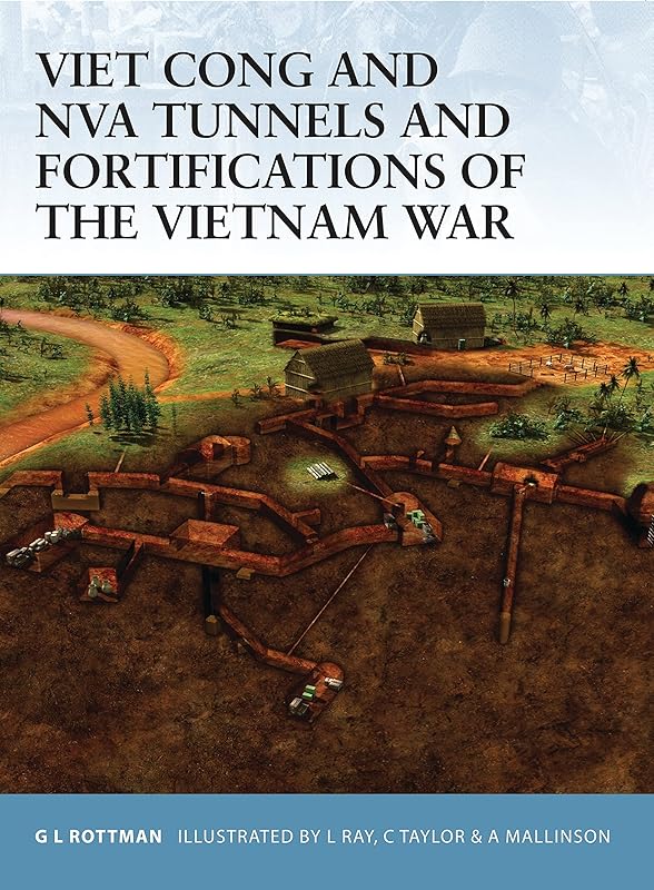 Viet Cong and NVA Tunnels and Fortifications of the Vietnam War (Fortress, 48) by Gordon L. Rottman