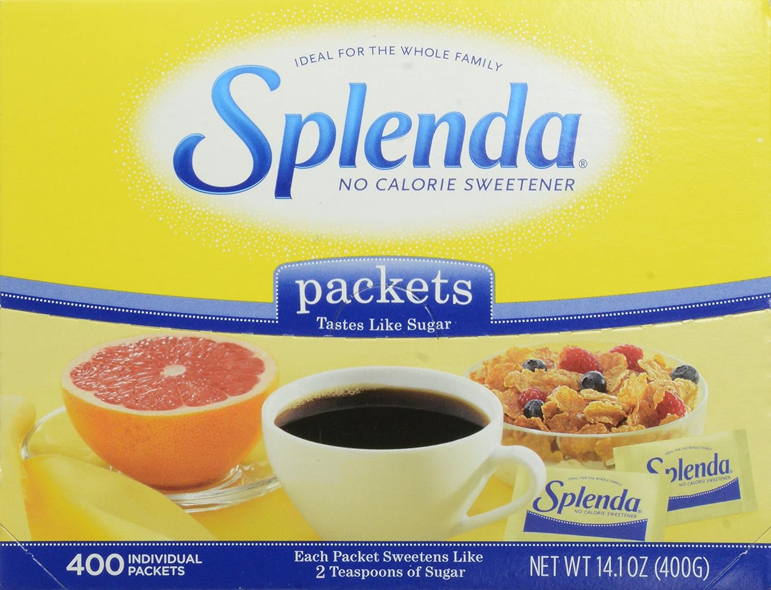 瘦身之选!美国splenda无热量零脂肪糖尿病代糖包