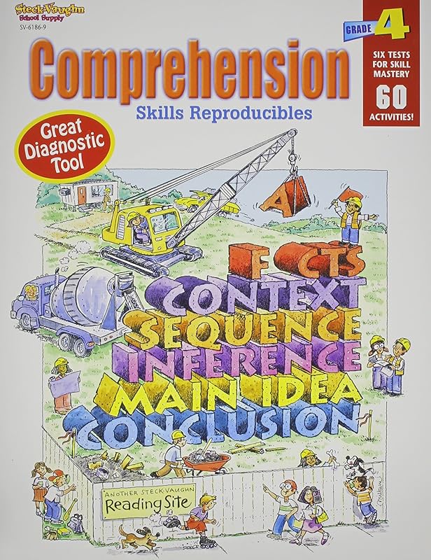 Comprehension Skills: Reproducible Grade 4 by STECK-VAUGHN
