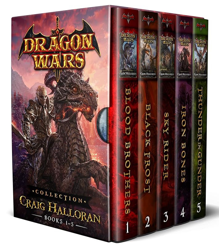 Dragon Wars Collection: Books 1-5 : Epic Fantasy Adventure Quest Series by Craig Halloran