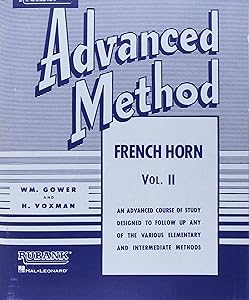 Rubank Advanced Method - French Horn in F or E-flat, Vol. 2