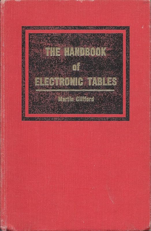 The handbook of electronic tables by Martin Clifford